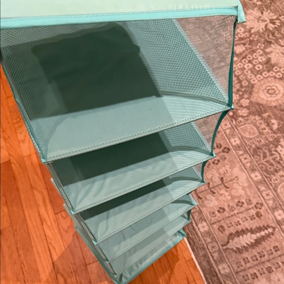 Teal Hanging Organizer for handbags/shoes/scarves/sweaters - Picture 8 of 15